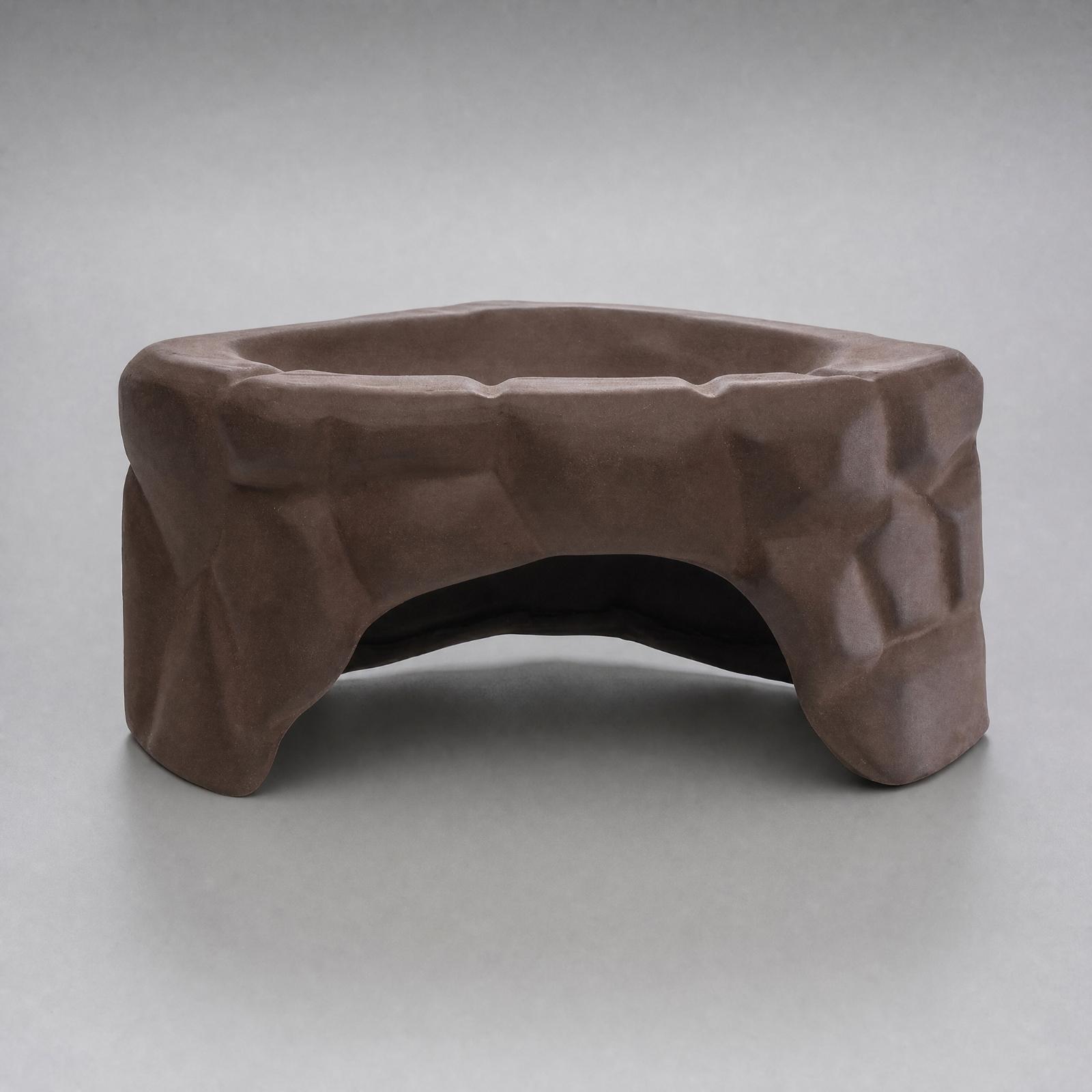 Hide Cave Ceramic - Reptile Feeding Platform Ceramic with Arched