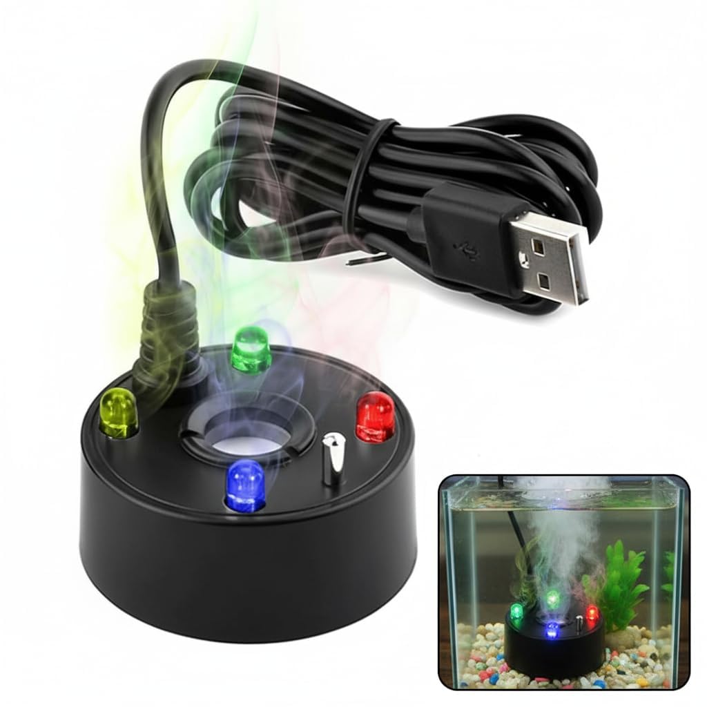 Terrarium Fogger Ultrasonic - New 2026 5V USB Aquarium Air