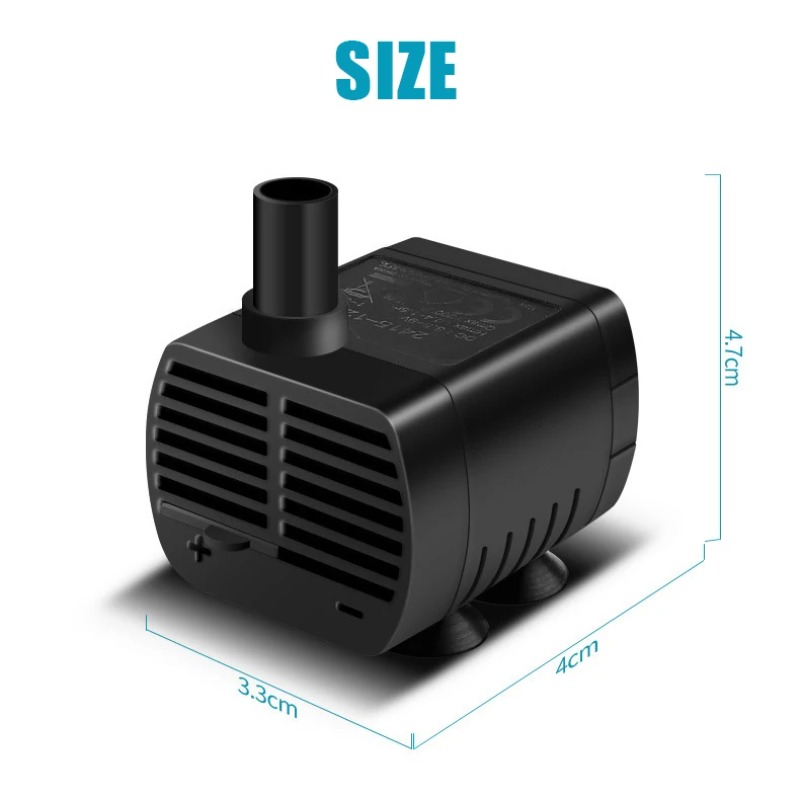 Silent USB Water Pump DC 5V Br - огляд і ціна Terrarium Fogger Ultrasonic